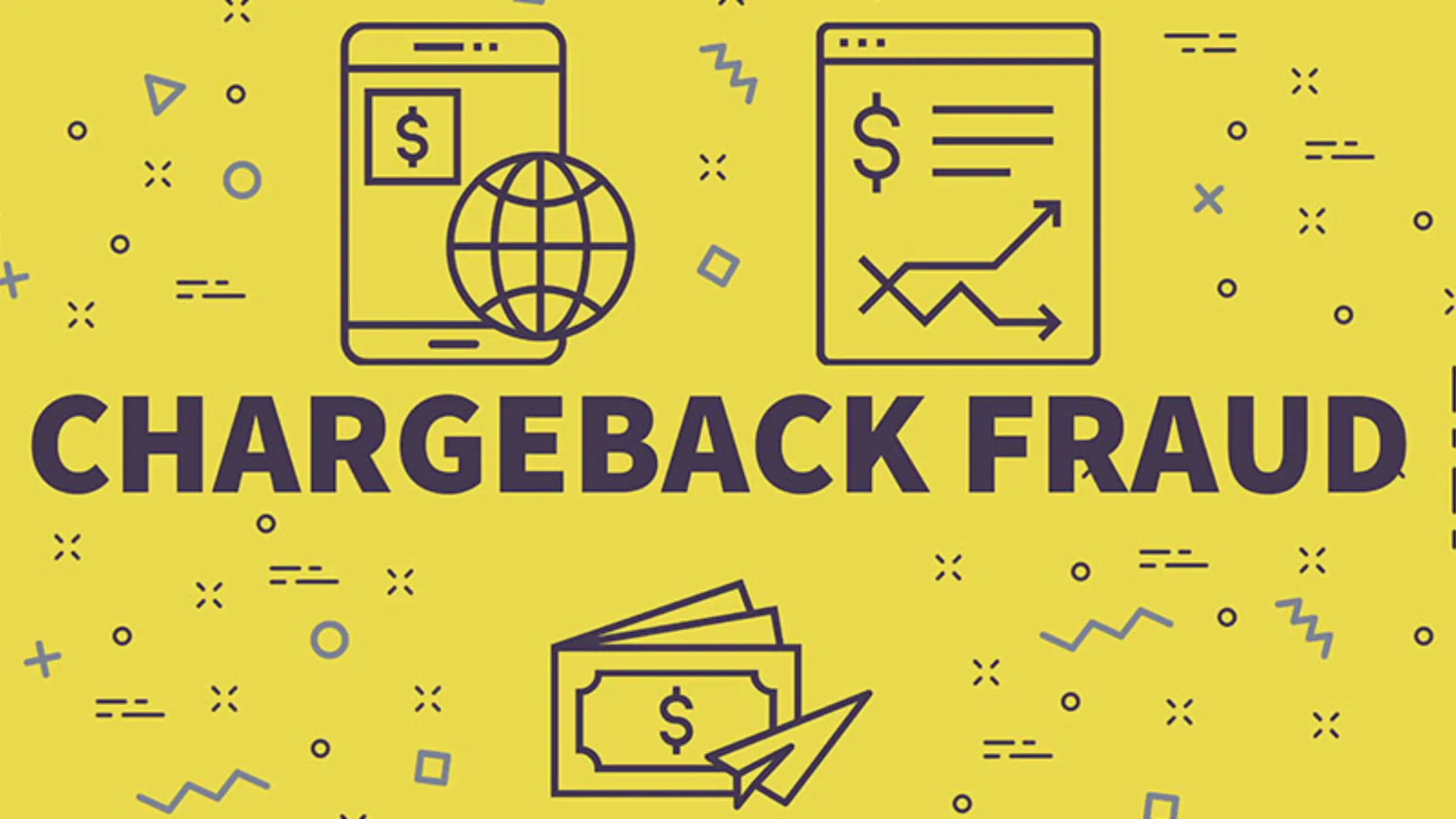 Illustration showing chargeback fraud concept, highlighting chargeback protection for high-risk merchants.